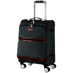 Ted Baker Softside 4-Wheel 54.5cm Small Suitcase, Grey